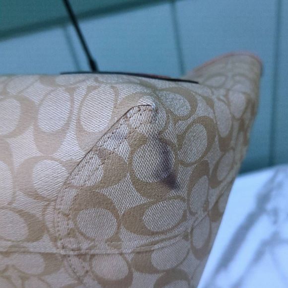 Coach X Disney Cinderella City Tote In Signature C Canvas With Patches - Picture 8 of 11